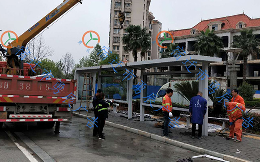 贛州候車亭發(fā)貨